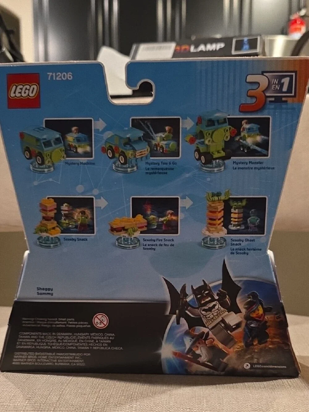 Lego Scooby-Doo Team Pack Mystery Machine in Blue and Green Lego Dimensions